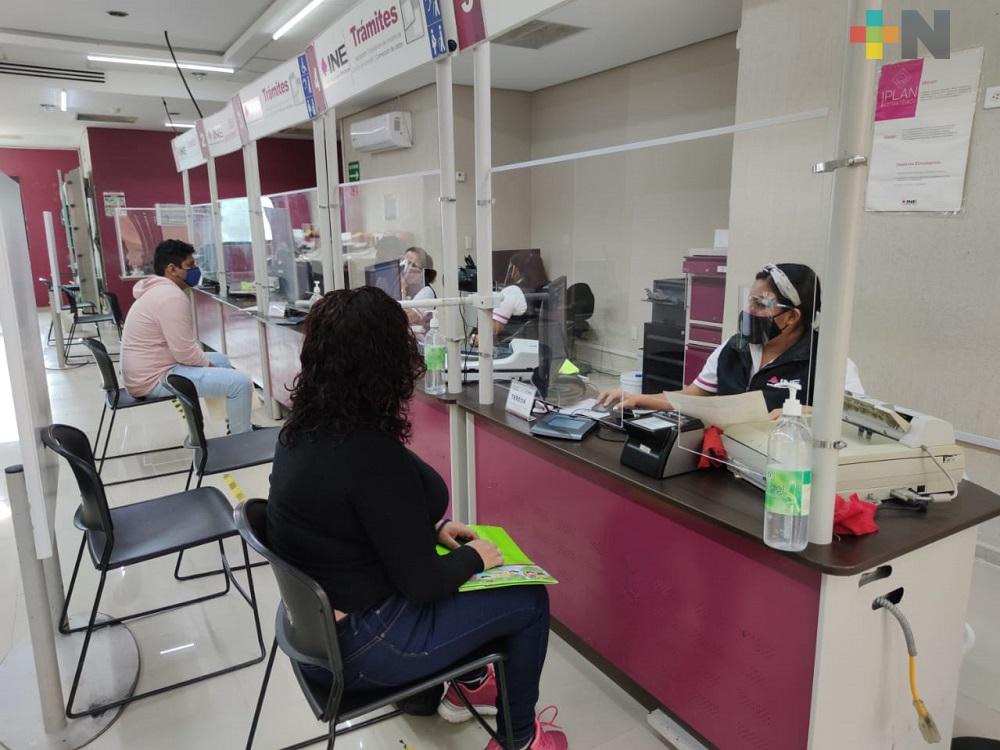 Se agotan citas para tramitar credencial de elector en Coatzacoalcos