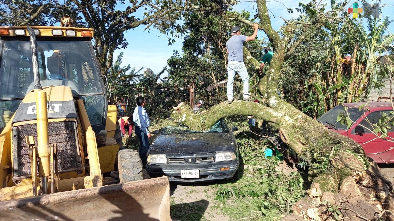 En Ixtaczoquitlán, más de 80 viviendas afectadas por efectos de Surada