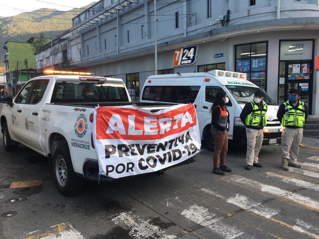Se mantienen los operativos de la tercera Alerta Preventiva por COVID-19 en Veracruz