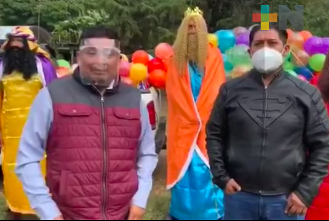 Realizó diputado Rubén Ríos entrega de juguetes en la Sierra del Gallego, en Córdoba