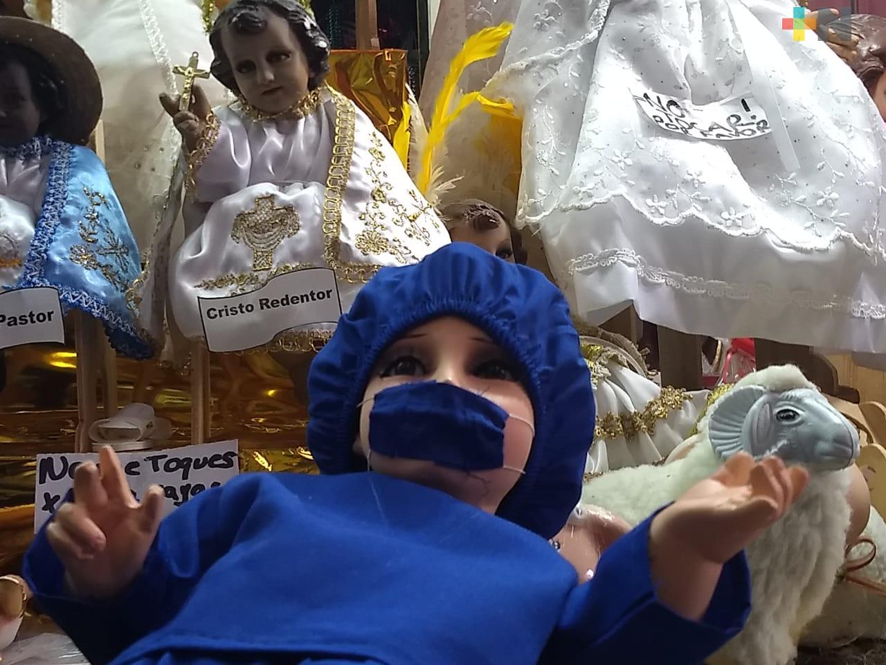 Niño Dios con cubrebocas, el más buscado durante esta época Niño Dios con cubrebocas, el más buscado durante esta época
