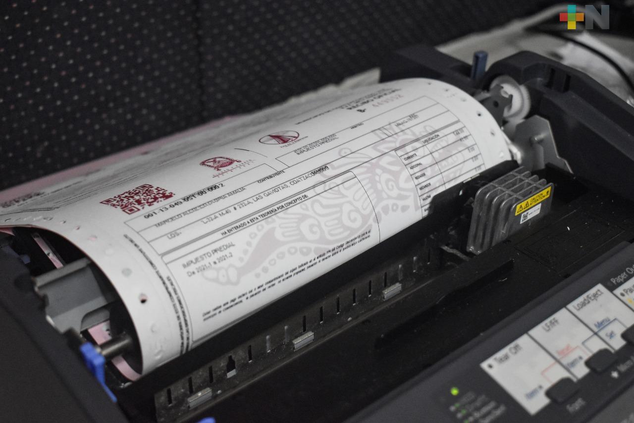 Prevén incremento del 40 % en recaudación en pago del predial por medios digitales