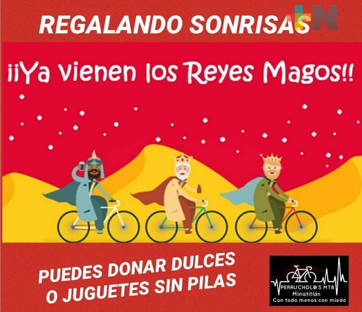 En Minatitlán, Reyes Magos llegarán en bici