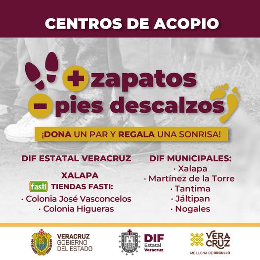 DIF Estatal inició campaña «Más zapatos, menos pies descalzos»