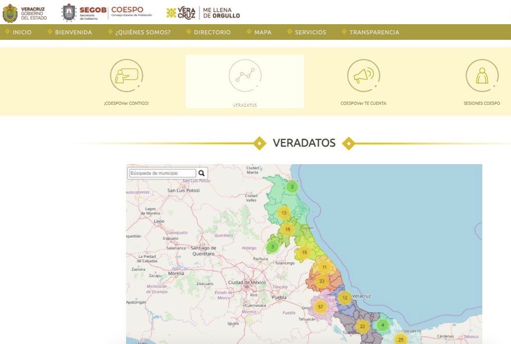 Consejo Estatal de Población organismo que recopila datos para apoyo de municipios