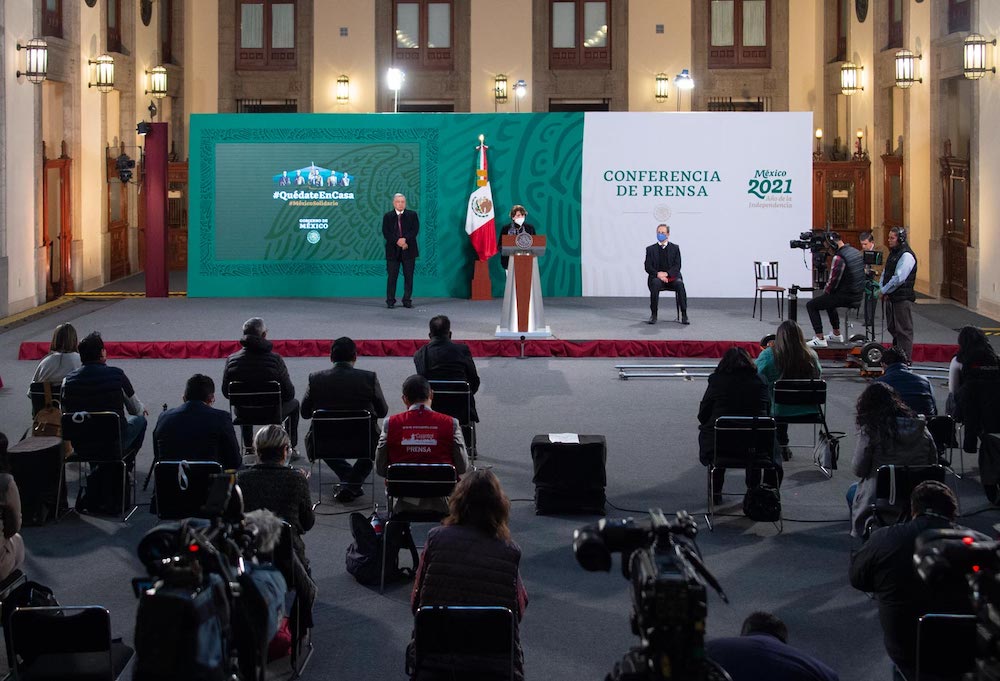 Presidente da la bienvenida a la secretaria de Educación, Delfina Gómez; Esteban Moctezuma fortalecerá la relación estratégica con EU