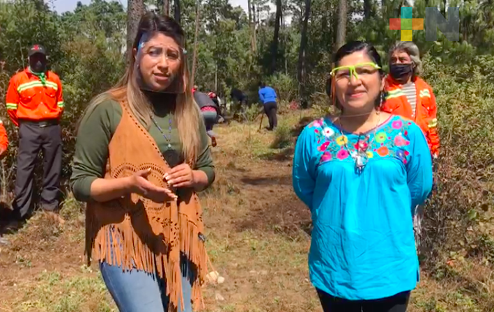 Titular de la Sedema supervisó trabajos de colaboración y prevención de incendios forestales en Villa Aldama