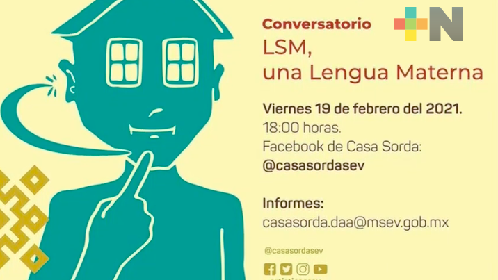 Casa Sorda invita al conversatorio LSM, una Lengua Materna