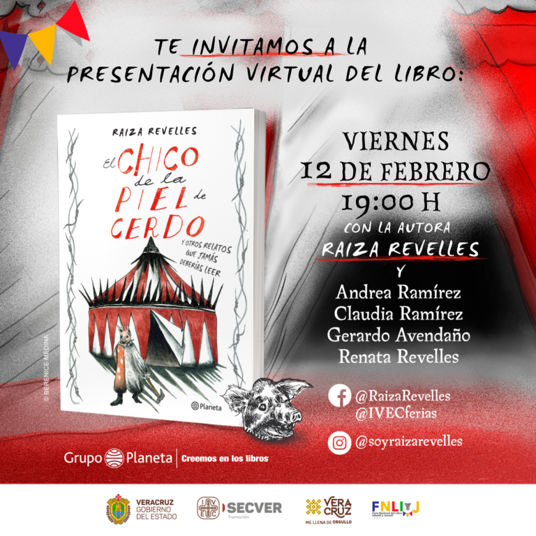 Difunde IVEC el lanzamiento del nuevo libro de Raiza Revelles, editado por Grupo Planeta México