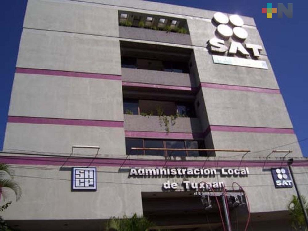 En Tuxpan, SAT modificará sus horarios de atención