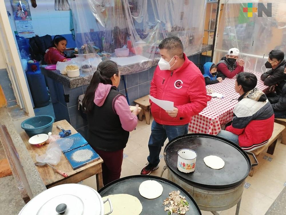 En municipio de Altotonga, se mantienen acciones preventivas contra COVID-19