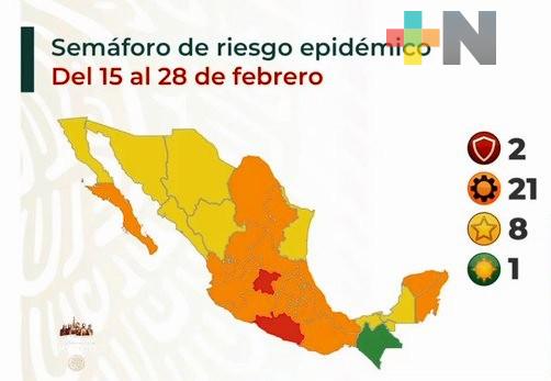 Permanece Veracruz en semáforo naranja