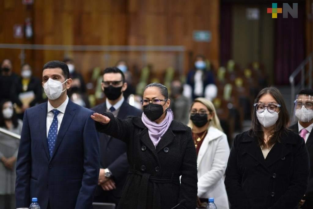 Compareció la titular de la CEDH de Veracruz ante el Congreso del Estado