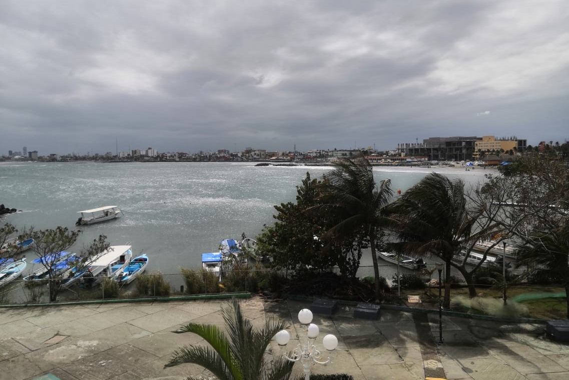 Efectos del Frente Frío 33 se sintieron en la zona conurbada Veracruz-Boca del Río