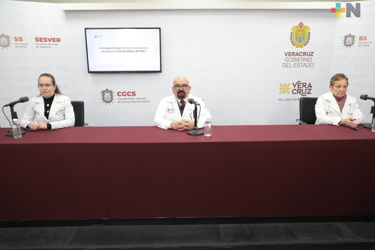 Se registran 67 casos nuevos de COVID-19 en Veracruz