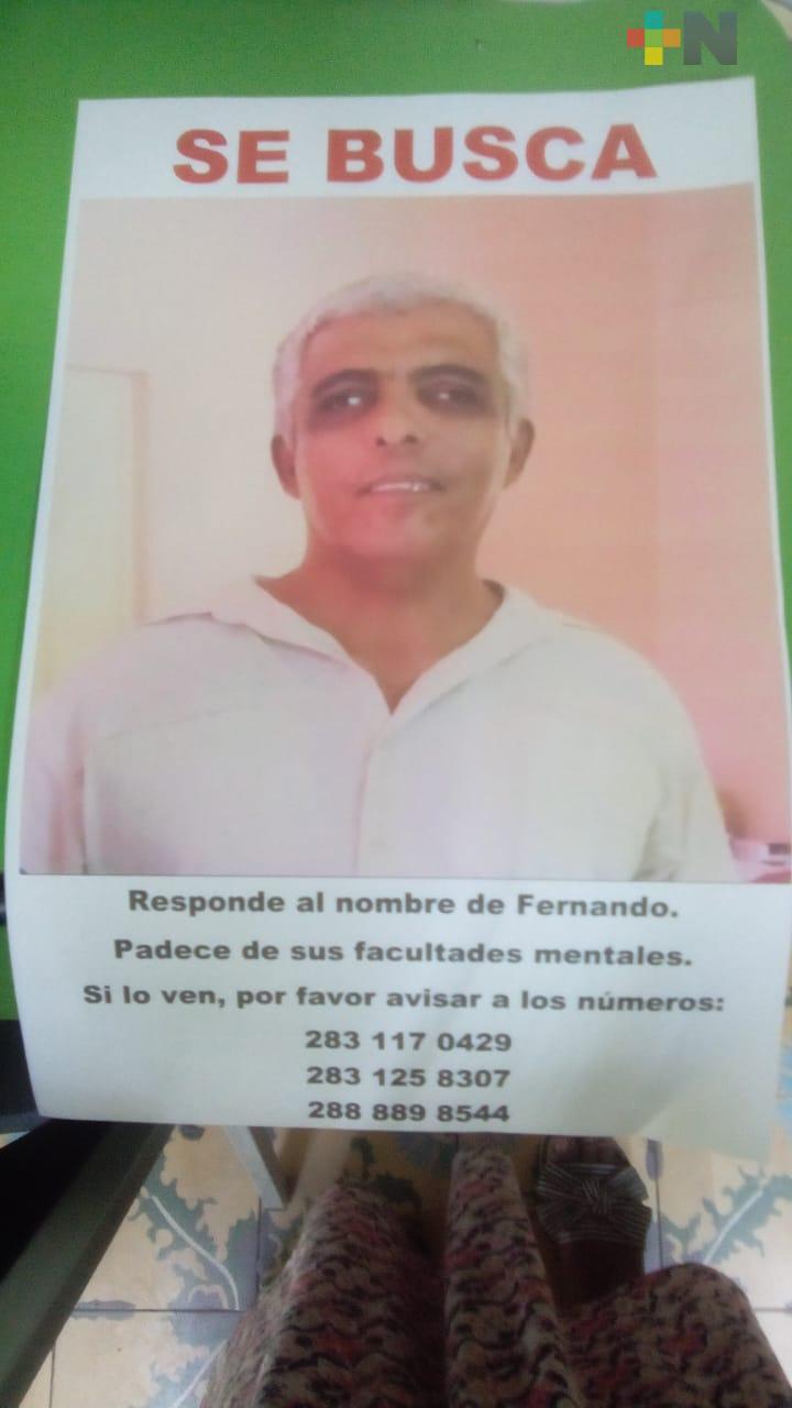 Piden ayuda para localizar a Fernando García
