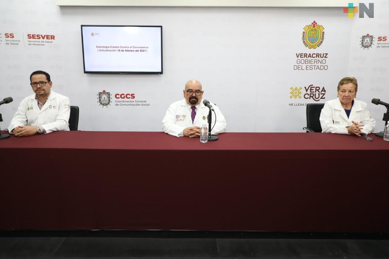 Se registran 170 casos nuevos de COVID-19 en Veracruz