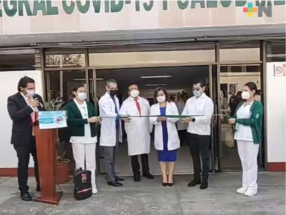Inaugura IMSS primer módulo de rehabilitación Post COVID-19, ubicado en Orizaba