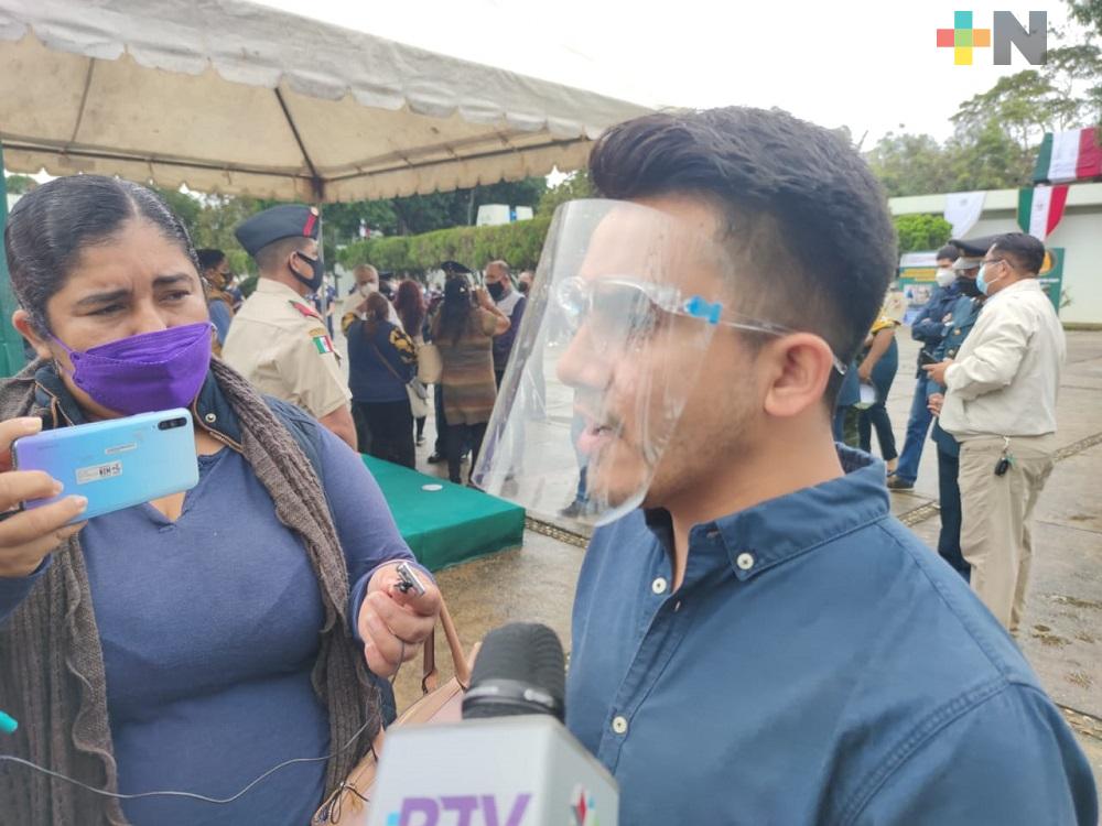 Brigadas Correcaminos realizan recorridos para llevar vacunas a los adultos mayores en Nanchital, Soteapan e Hidalgotitlán
