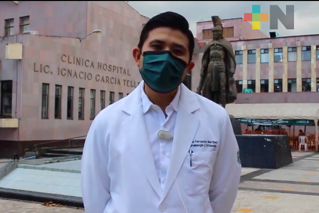 Un médico residente del IMSS comparte su experiencia de trabajar durante la pandemia