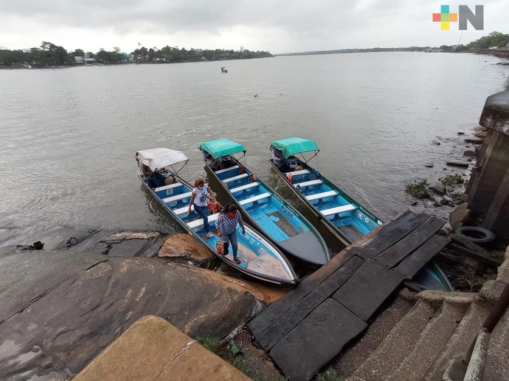 Pandemia continúa afectando a pescadores y prestadores de servicio de Minatitlán