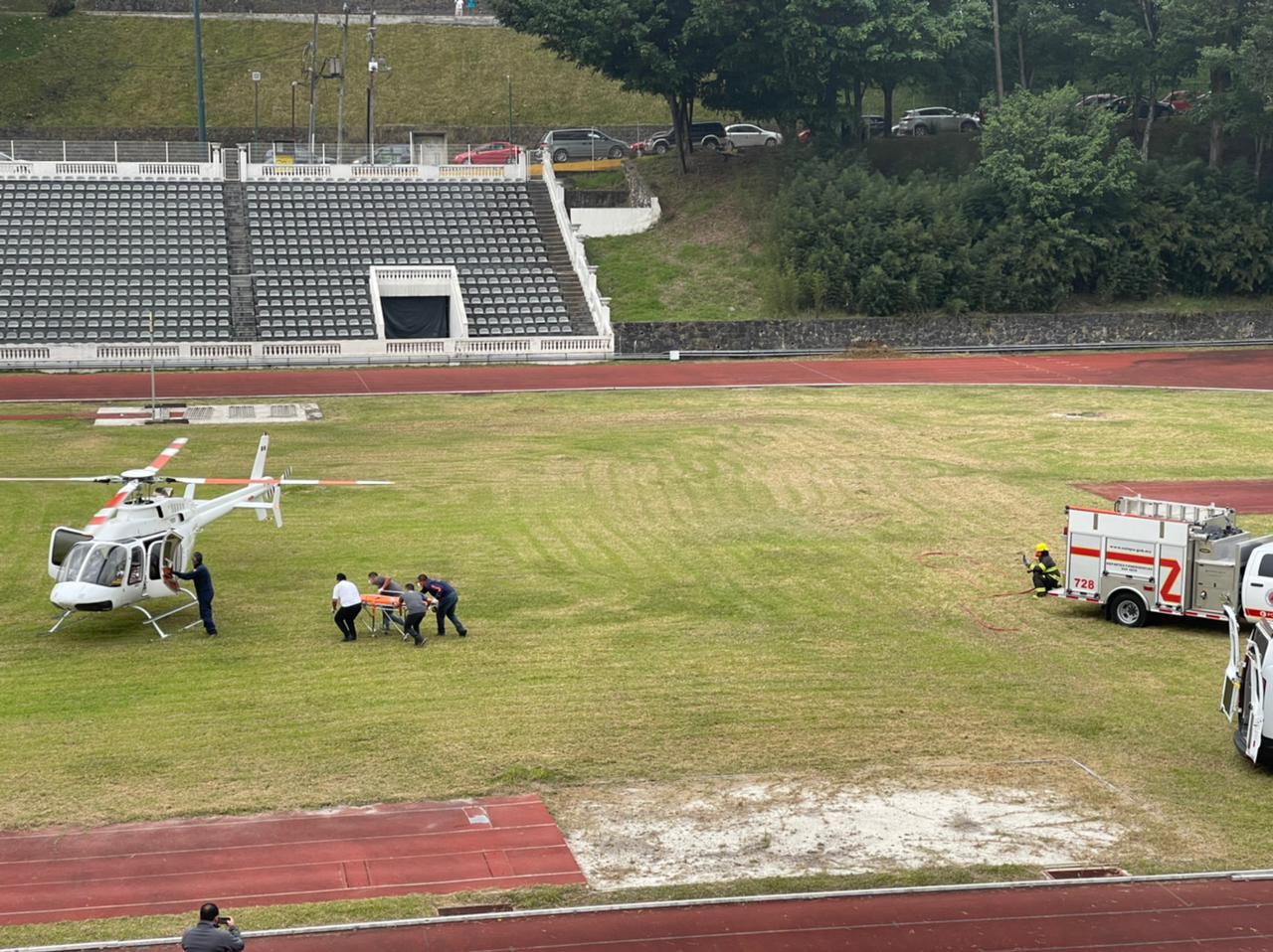 Senderista cayó a barranco de 100 metros; fue rescatado y auxiliado vía aérea