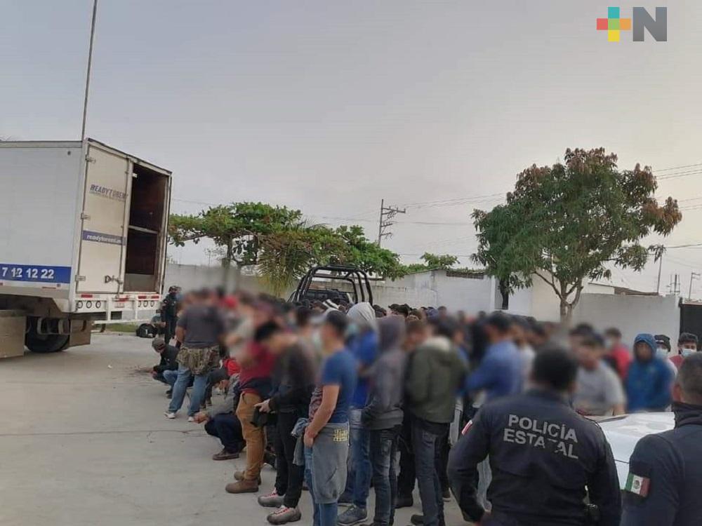 SSP de Veracruz ubica 158 migrantes procedentes de Guatemala y El Salvador