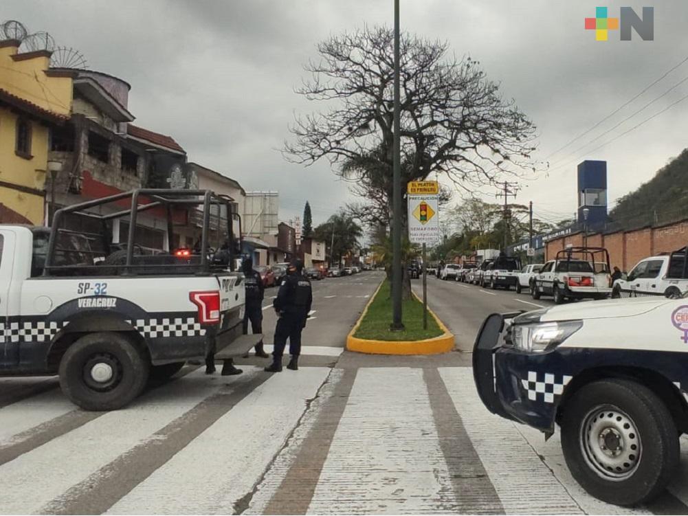Mediante operativo, SSP revisa armamento a Policía Municipal de Orizaba