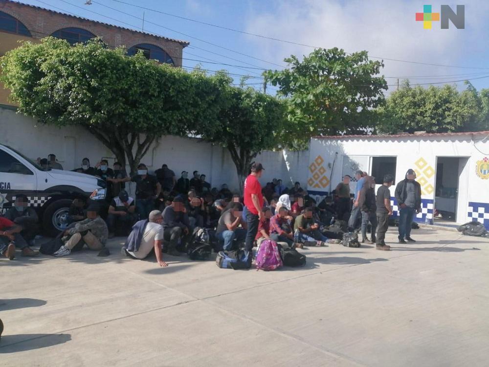 SSP rescató a 233 migrantes  procedentes de Guatemala, El Salvador, Honduras, Nicaragua y Belice