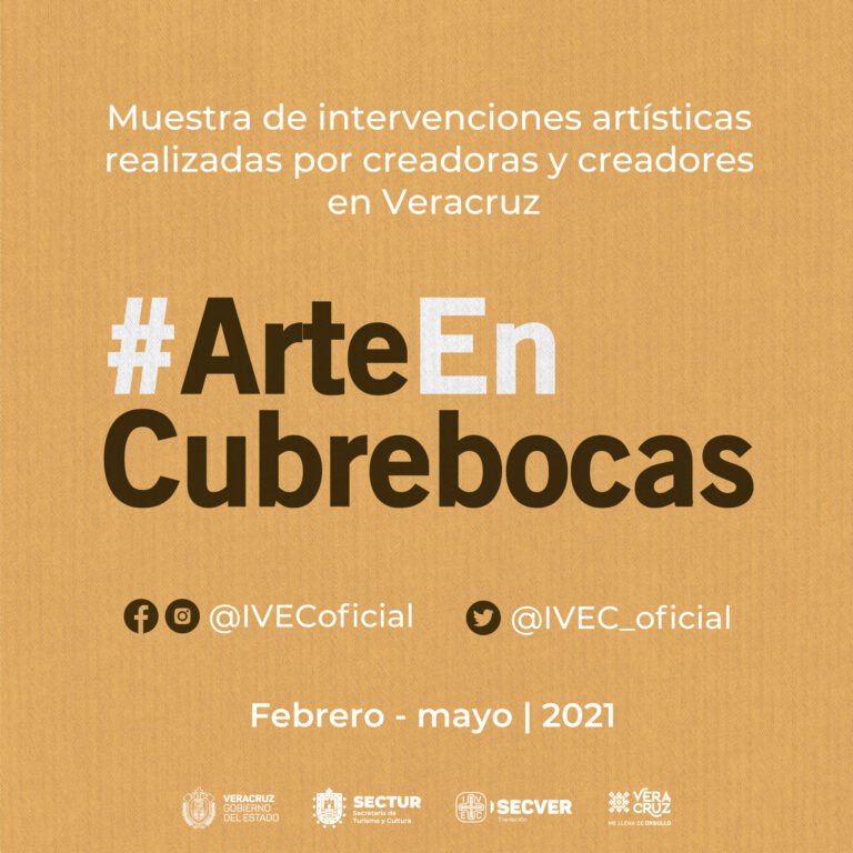 Promueve IVEC uso de cubrebocas con la campaña #ArteEnCubrebocas