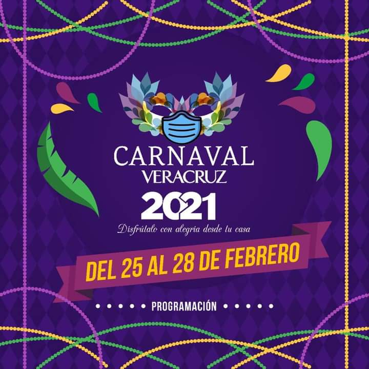 Por primera vez Carnaval de Veracruz será virtual