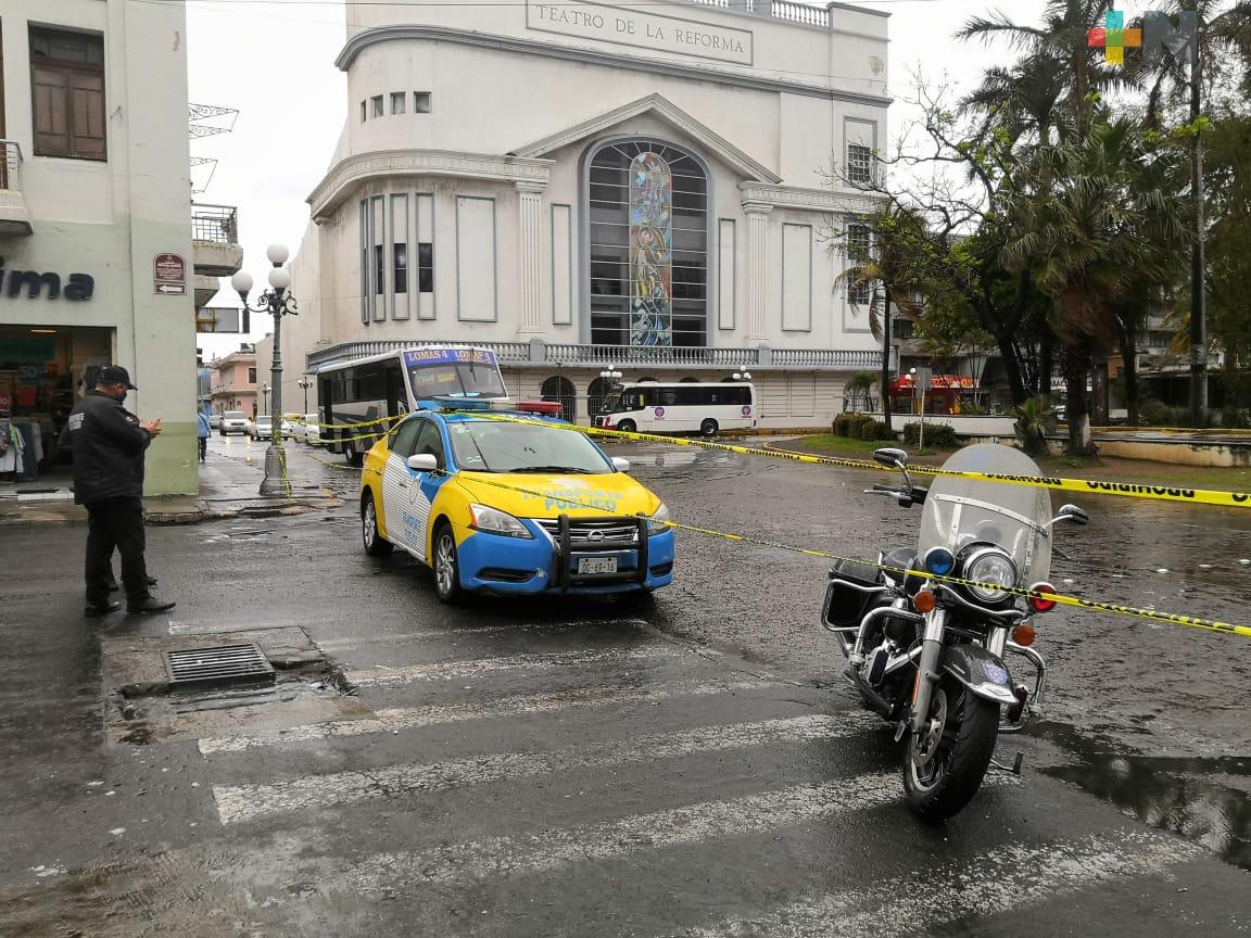 Cierres viales en municipio de Veracruz