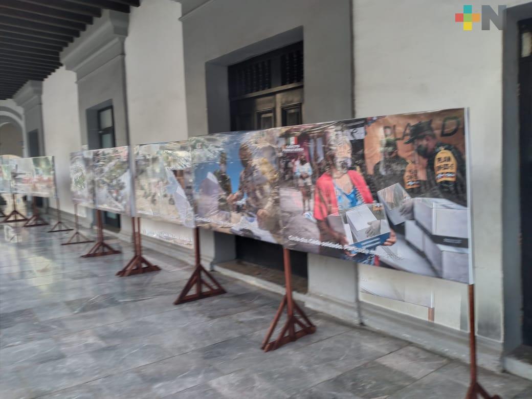 Inició exposición: “Febrero, mes del ejército y fuerza aérea”, en el puerto de Veracruz