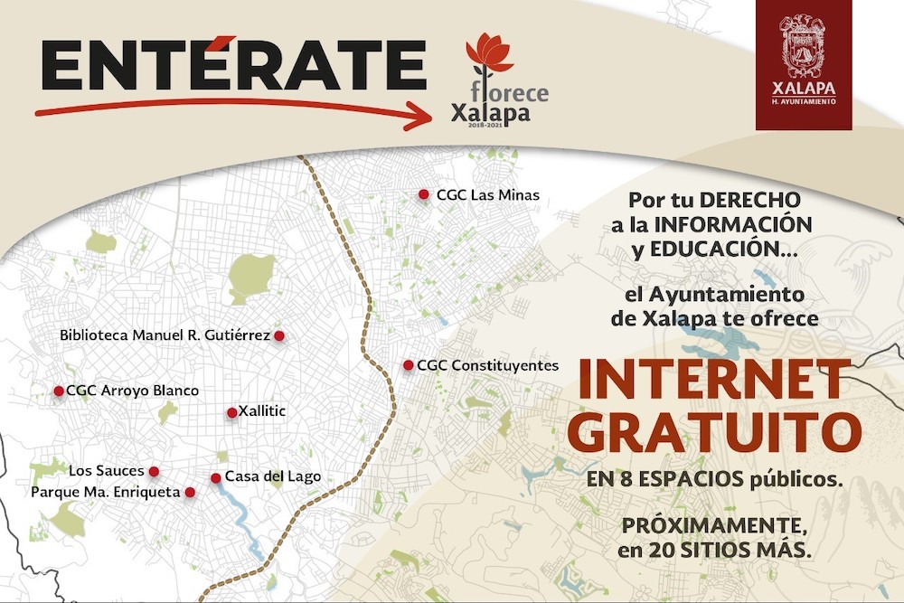 Internet gratuito en Xalapa