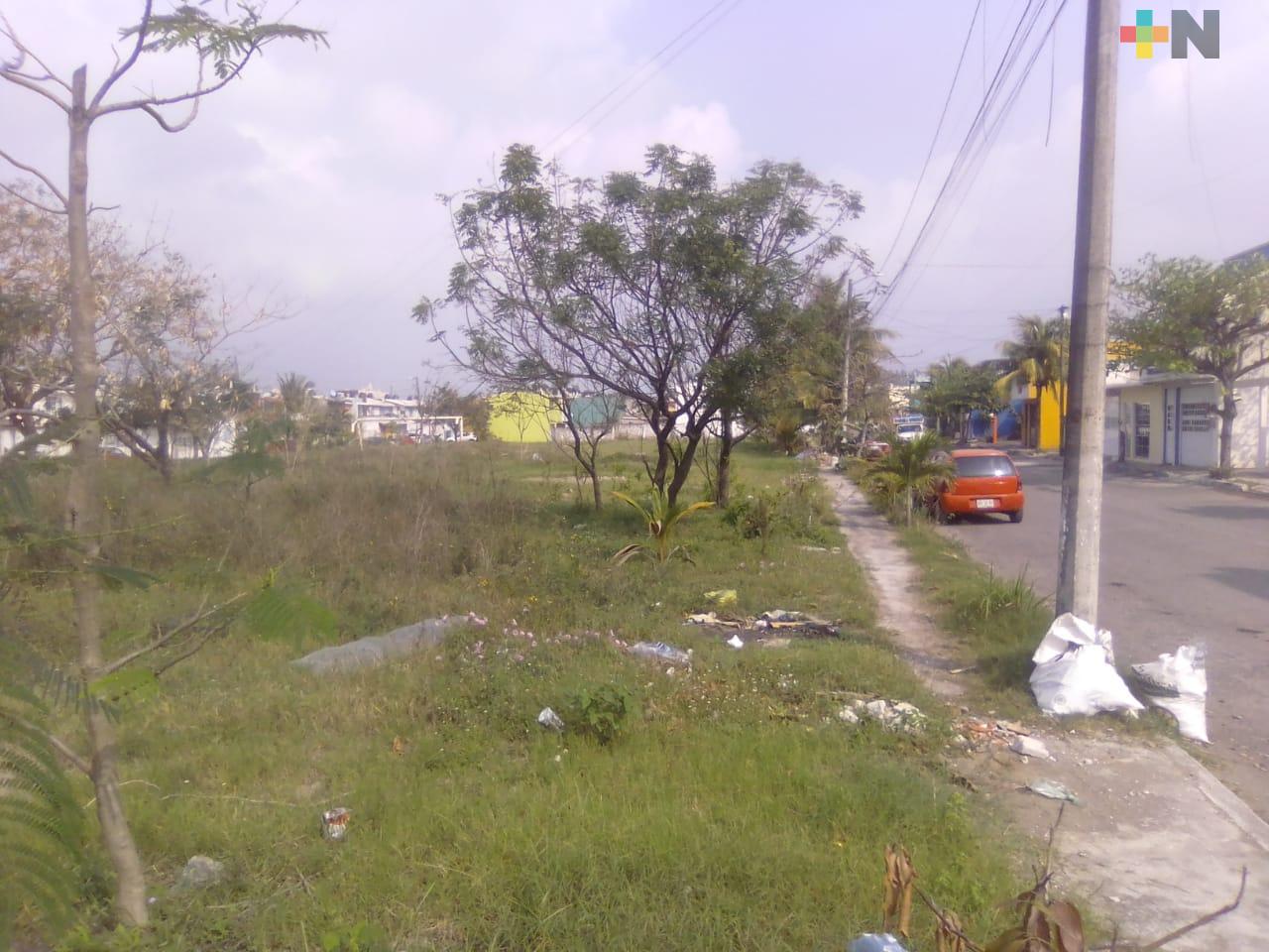 Piden dar mantenimiento a parque del fraccionamiento Río Medio II de Veracruz