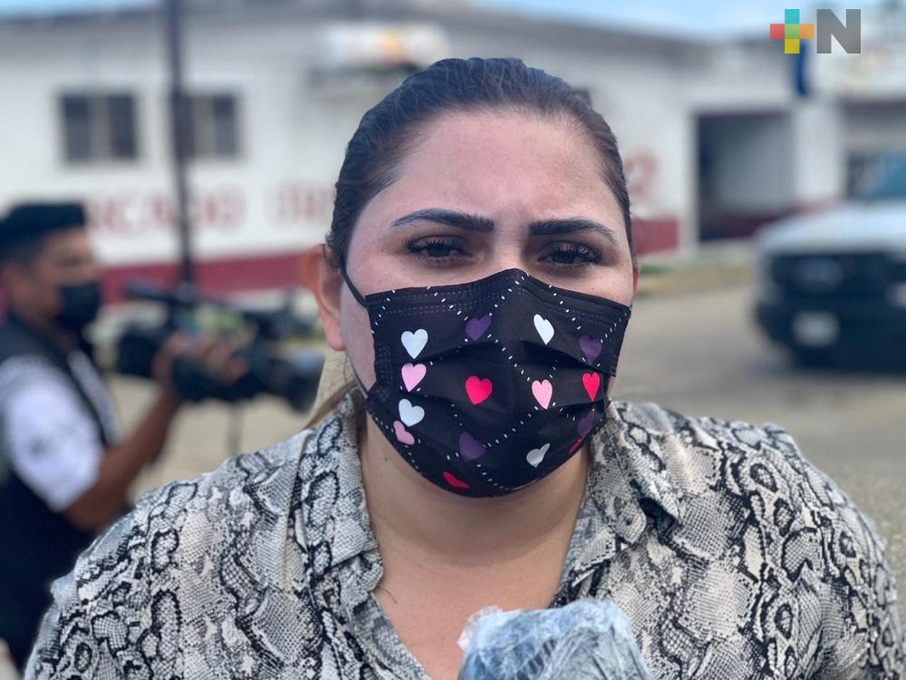 Regidora de Coatzacoalcos reporta robo de cable de luz en Villa Allende