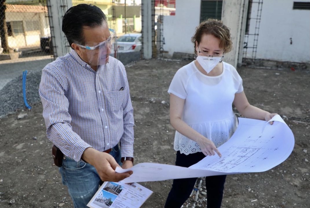 Supervisó el gobernador Cuitláhuac García obra de lo que será el Centro de Salud de Úrsulo Galván