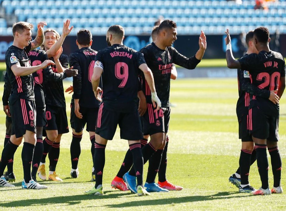 Nuevamente Benzema brilla en el triunfo del Real Madrid, 3-1 sobre el Celta