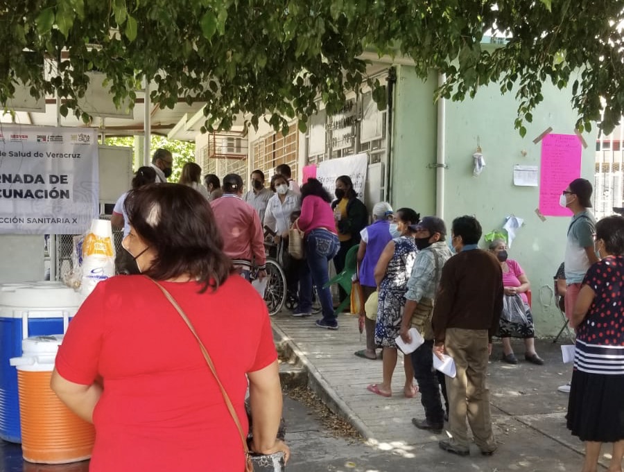 Este sábado inició la vacunación anticovid en San Andrés Tuxtla