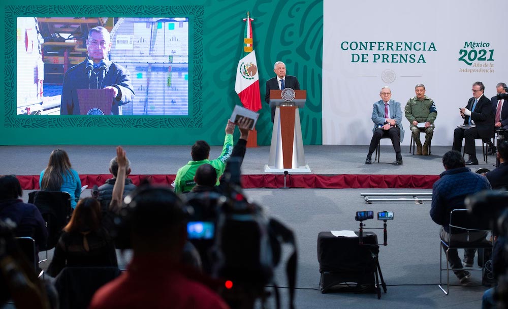 Presidente garantiza suficiencia de vacunas para la población