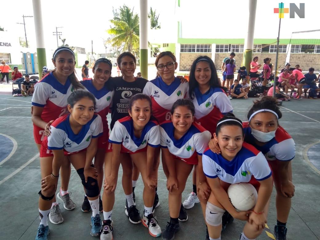 En Alvarado, realizaron Torneo Relámpago de Voleibol