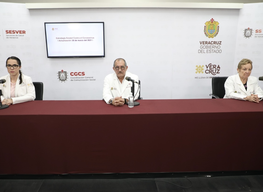 Tiene Veracruz 57,666 casos positivos de COVID-19 y 8,735 defunciones