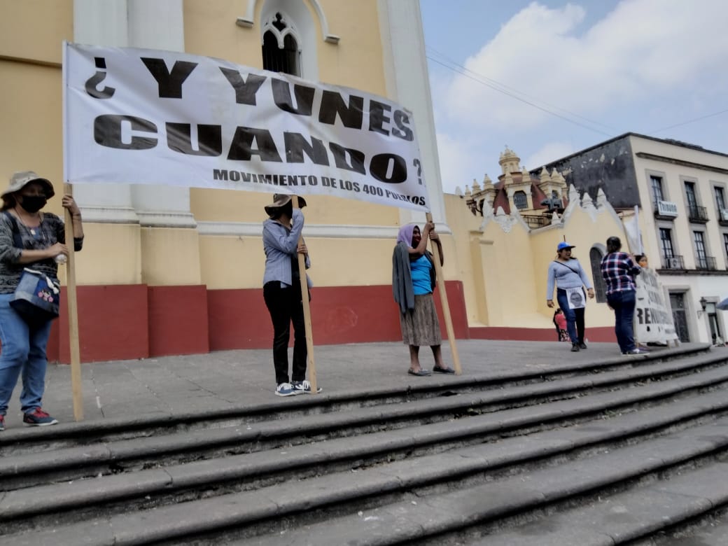 Que Yunes defienda a Franco en la Plaza Lerdo, dice líder de los 400 Pueblos