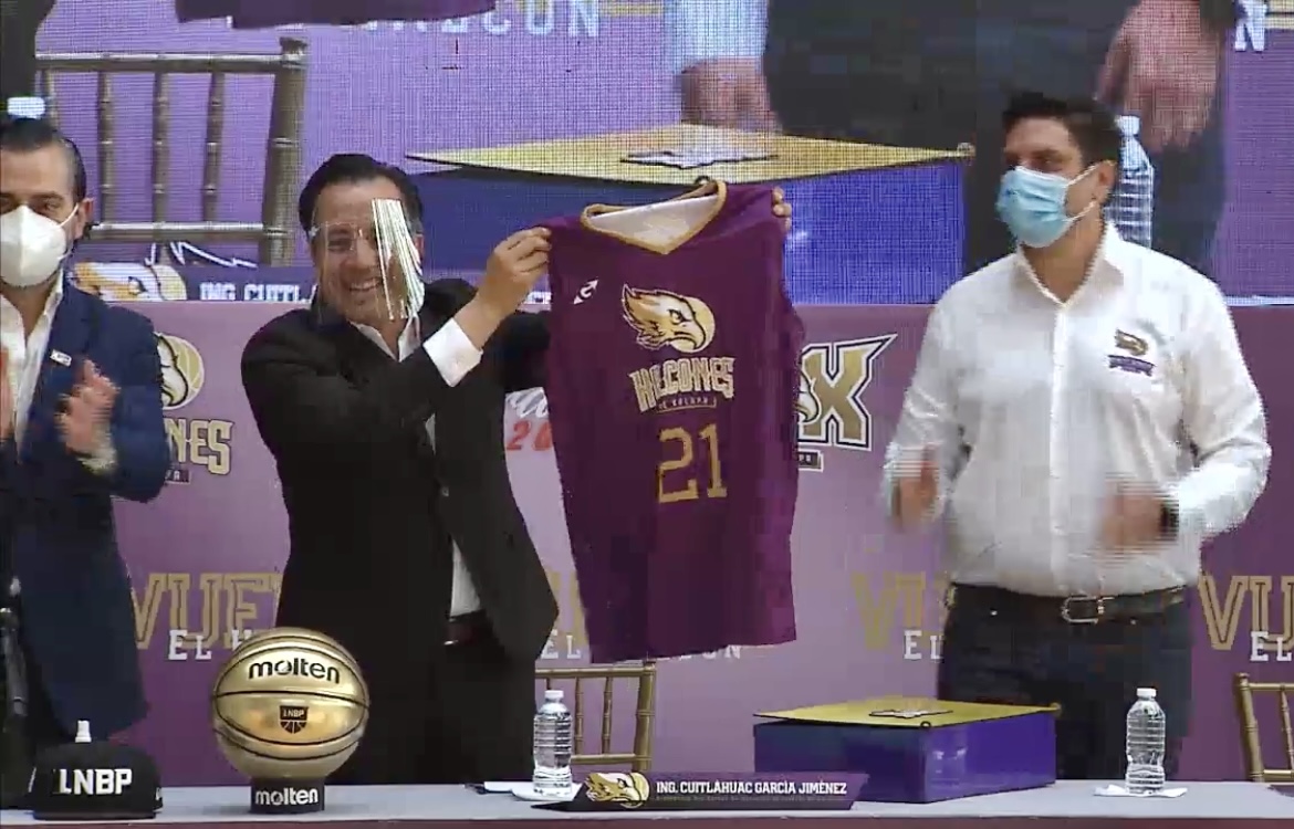 Se confirmó el regreso de los Halcones de Xalapa al basquetbol profesional