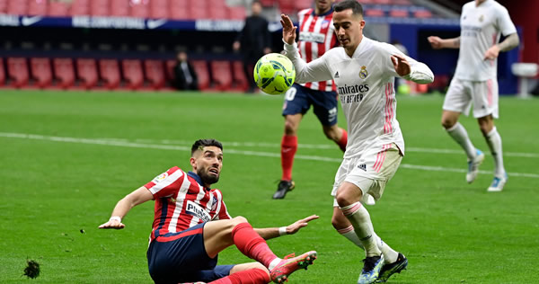 El «derby» madrileño terminó en empate a uno