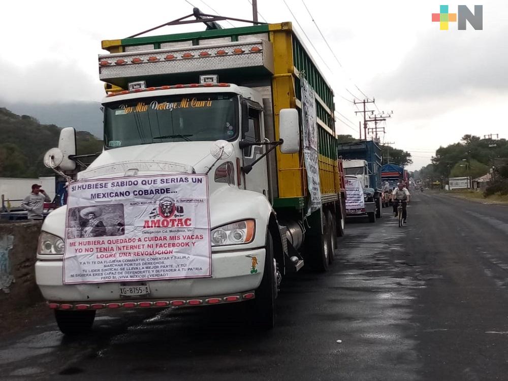 Transportistas realizaron  manifestación pacífica a nivel nacional, buscan diálogo con autoridades federales y estatales