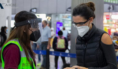 Aeropuerto Internacional de la Cdmx reforzará medidas anticovid y programa Sana Distancia