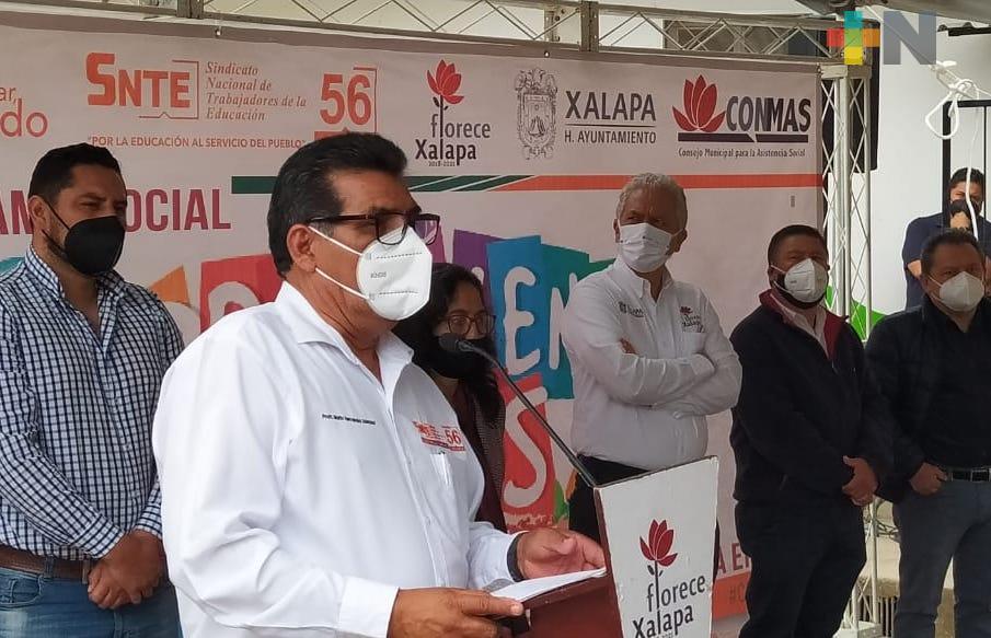 Con Aprendiendo Juntos se apoyará a estudiantes que carecen de computadoras e internet: SNTE
