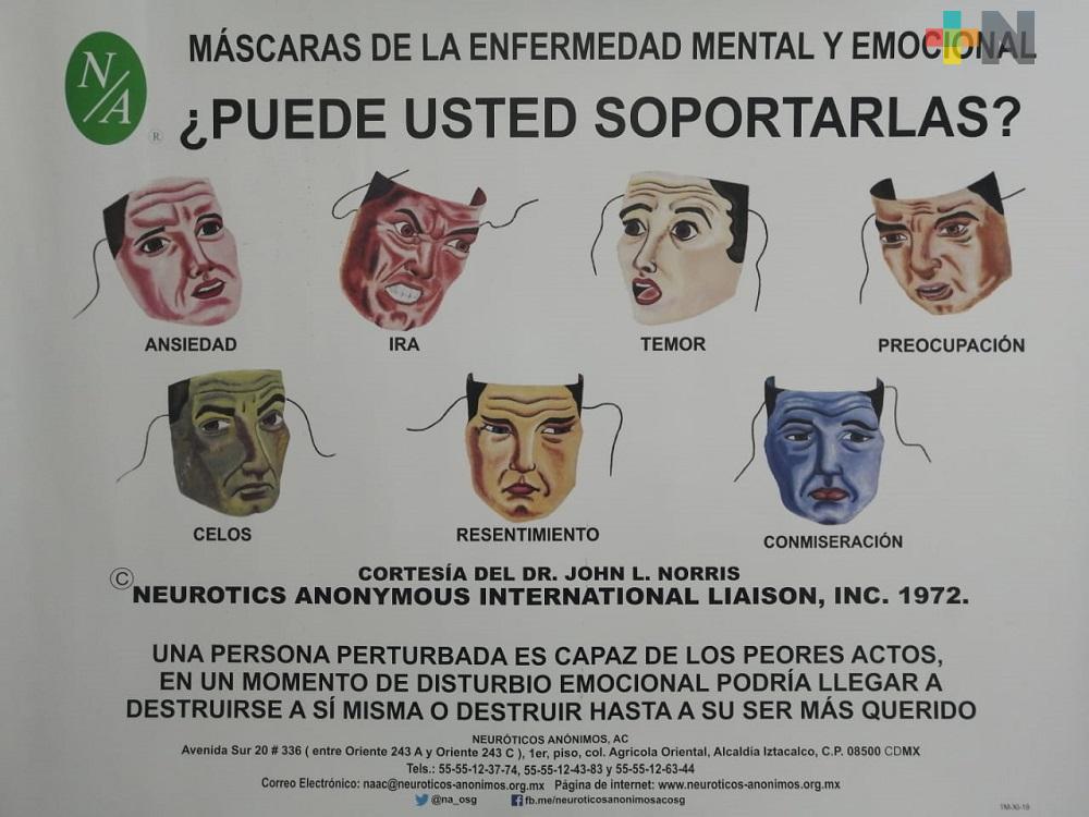 En un 40% aumento el ingreso de personas a Neuróticos Anónimos de Veracruz y Boca del Río