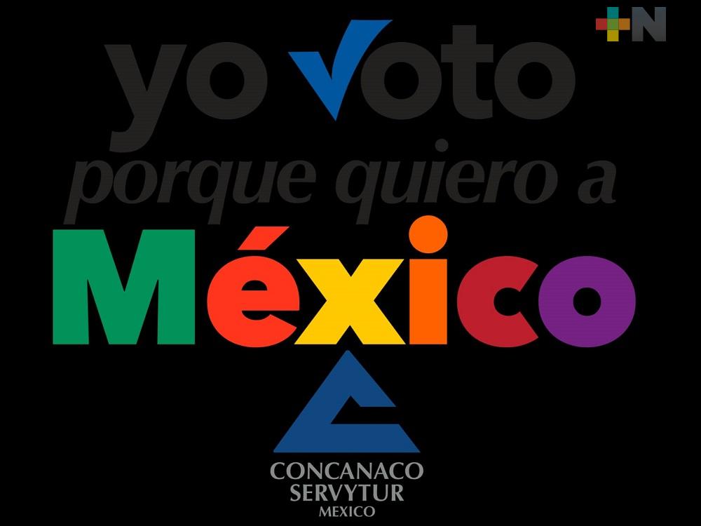 Cámara Nacional de Comercio Coatzacoalcos se sumará a la iniciativa «Yo voto porque quiero a México»